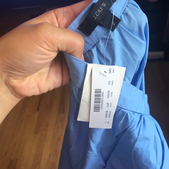 Jcrew Ruffle Wrap Skirt in Bright Peri Blue, 2 - Picture 4 of 6